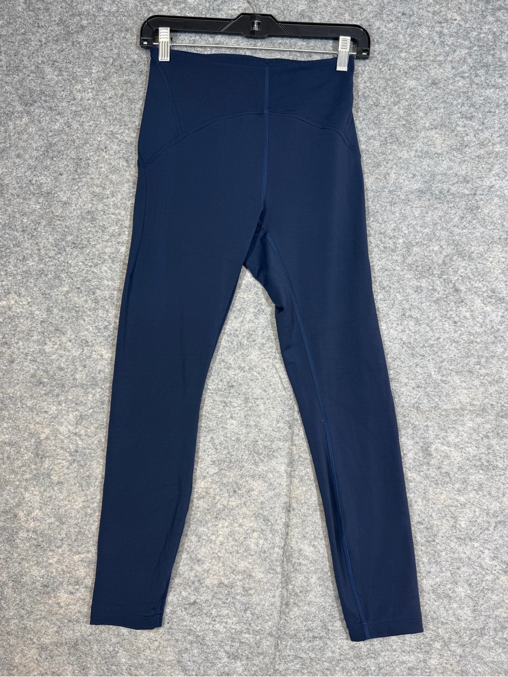 Lululemon Wunder Under High Rise Leggings Navy Blue Size 6 Yoga Athleisure